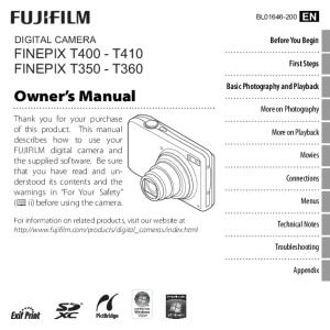 富士finepixt410数码相机使用说明书