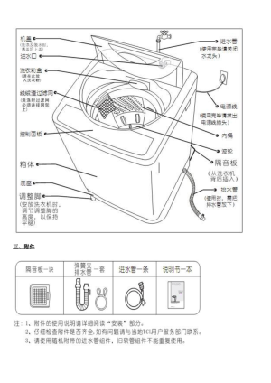 tcl滚筒洗衣机使用步骤图片